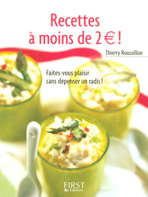 cover image of Recettes à moins de 2 euros!